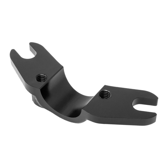Rear clamp for right 2-button handlebar switch (Misaligned holes)
