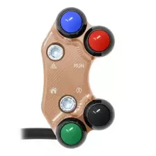 Jetprime Commodo de guidon Routier droit pour