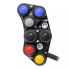 Jetprime Commodo de guidon Routier gauche pour