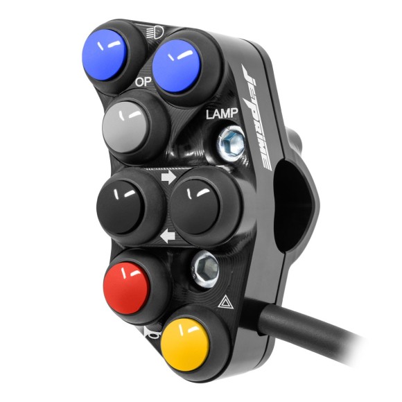 Jetprime Commodo de guidon Routier gauche pour