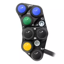 Jetprime Commodo de guidon Routier gauche pour