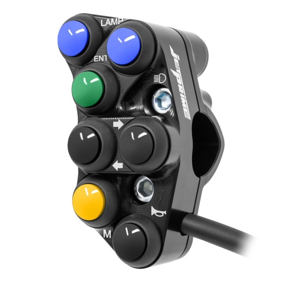 Jetprime Commodo de guidon Routier gauche pour