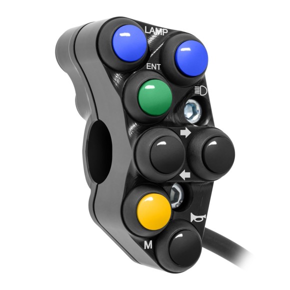 Jetprime Commodo de guidon Routier gauche pour