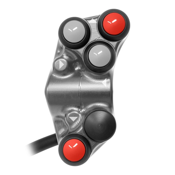 Jetprime Commodo de guidon Routier gauche pour