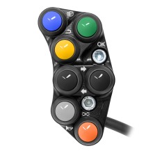 Jetprime Commodo de guidon Routier gauche pour