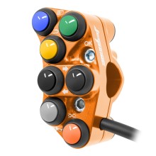 Jetprime Commodo de guidon Routier gauche pour 2