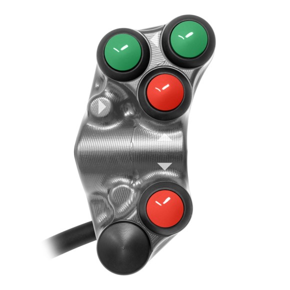 Commodo de guidon Routier gauche pour Yamaha T-MAX 560 (Titane)