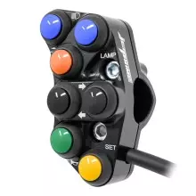 Jetprime Commodo de guidon Routier gauche pour 2