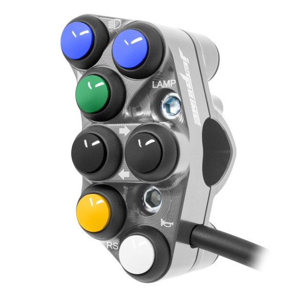 Jetprime Commodo de guidon Routier gauche pour