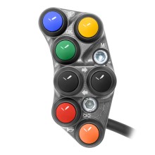 Jetprime Commodo de guidon Routier gauche pour