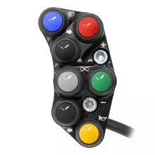 Jetprime Commodo de guidon Routier gauche pour