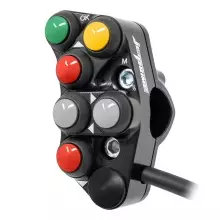 Jetprime Pulsantiera sinistra Racing per Triumph 2