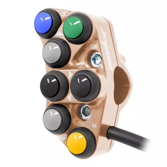 Jetprime Commodo de guidon Racing gauche pour