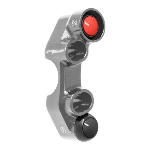 Pulsantiera destra Stradale per MV Agusta Brutale 675 (Fori universali) (Titanio)