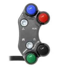 Jetprime Commodo de guidon Routier droit pour