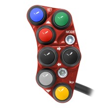 Jetprime Commodo de guidon Routier gauche pour