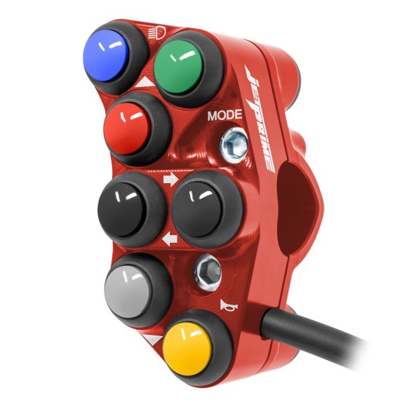 Jetprime Commodo de guidon Routier gauche pour