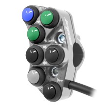 Jetprime Commodo de guidon Routier gauche pour 2