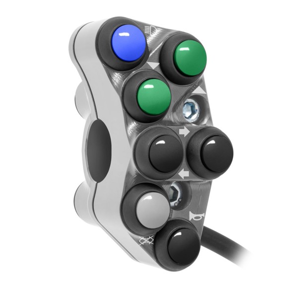 Jetprime Commodo de guidon Routier gauche pour