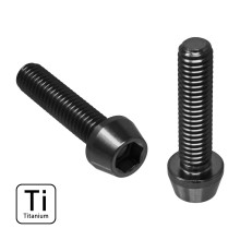 Jetprime Titanium bolts M6 x 25mm (2 pcs) (Black)
