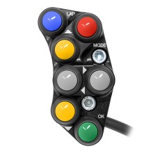 Jetprime Commodo de guidon Racing gauche pour