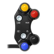 Jetprime Commodo de guidon Routier droit pour