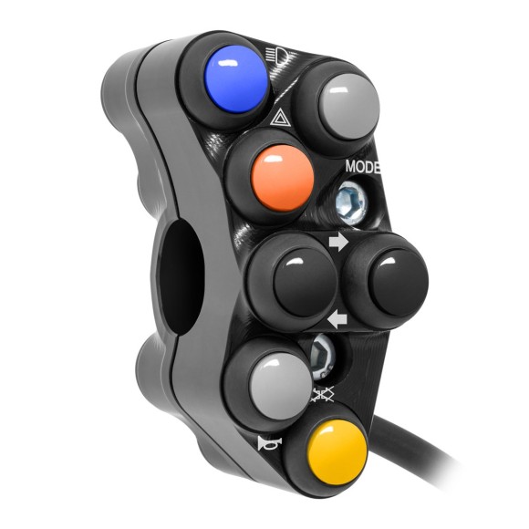 Jetprime Commodo de guidon Routier gauche pour