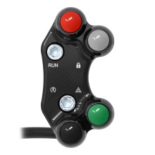 Commodo de guidon Routier droit pour KTM 1290 Super Duke (Trous désalignés)