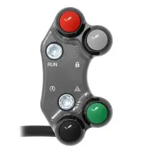 Right Street Handlebar Switch for KTM 1290 Super Duke (Misaligned holes) (Titanium)