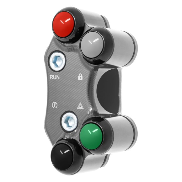 Right Street Handlebar Switch for KTM 1290 Super Duke (Misaligned holes) (Titanium)