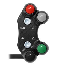 Jetprime Commodo de guidon Routier droit pour KTM