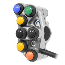 Jetprime Commodo de guidon Routier gauche pour 2
