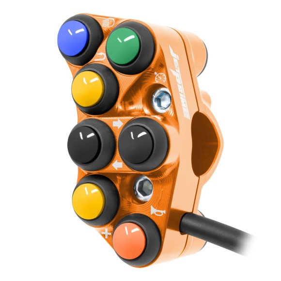 Jetprime Commodo de guidon Routier gauche pour