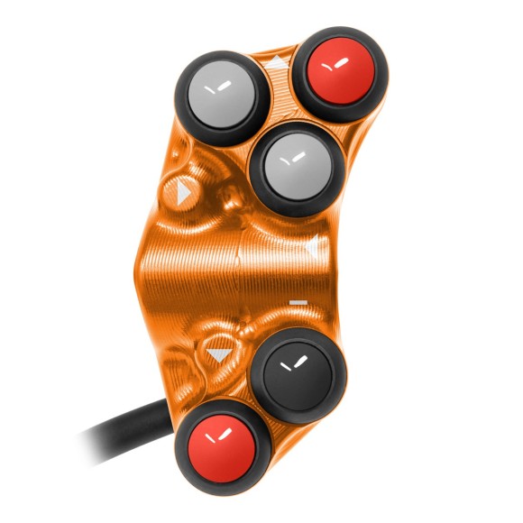 Jetprime Commodo de guidon Routier gauche pour