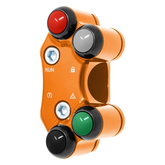 Jetprime Commodo de guidon Routier droit pour KTM