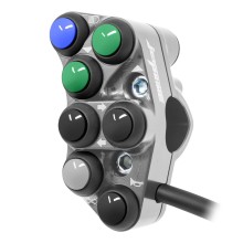 Jetprime Commodo de guidon Routier gauche pour 2
