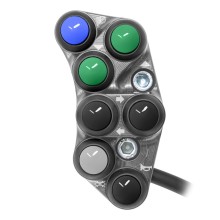 Jetprime Commodo de guidon Routier gauche pour