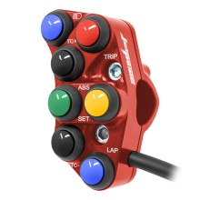 Jetprime Commodo de guidon Racing gauche pour BMW 2