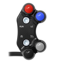 Jetprime Commodo de guidon Routier droit pour MV