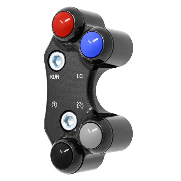 Jetprime Commodo de guidon Routier droit pour MV