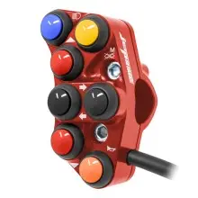 Linker Straßen-Lenkerschalter für Ducati Monster 937 (Rot) 2