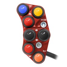 Jetprime Commodo de guidon Routier gauche pour