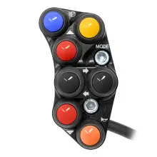 Jetprime Commodo de guidon Routier gauche pour