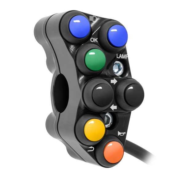 Jetprime Commodo de guidon Routier gauche pour