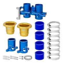 Kit aspirazione corpo farfallato a sezione ovale Ø 38 mm per Yamaha T-MAX 530 2012/2016