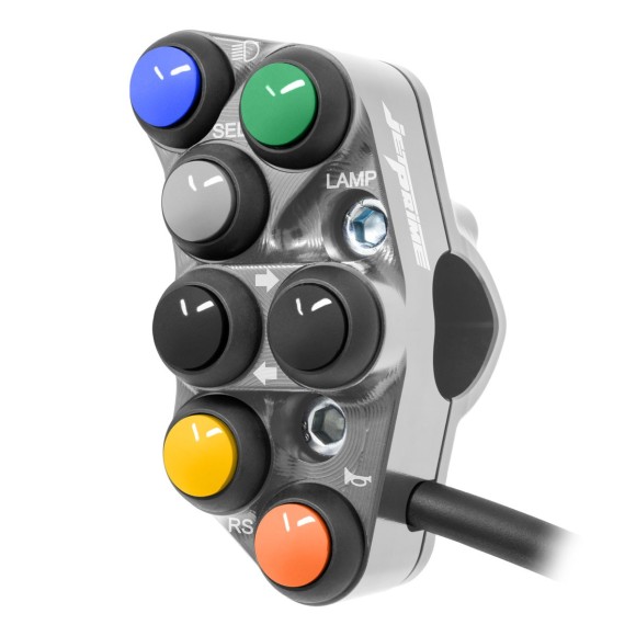 Commodo de guidon Routier gauche pour Yamaha YZF-R7 (Titane)