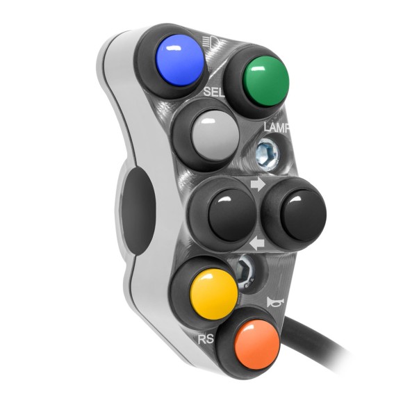 Left Street Handlebar Switch for Yamaha YZF-R7 (Titanium)