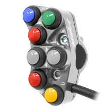 Jetprime Commodo de guidon Racing gauche pour 2