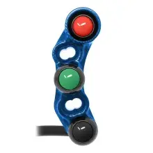 Jetprime Commodo de guidon Routier droit pour BMW