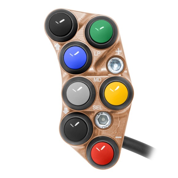 Left Racing Handlebar Switch for Ducati Streetfighter V4 (Copper)